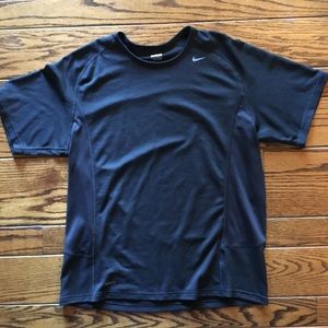 Nike Dri-Fit Workout T-Shirt in Black, Large